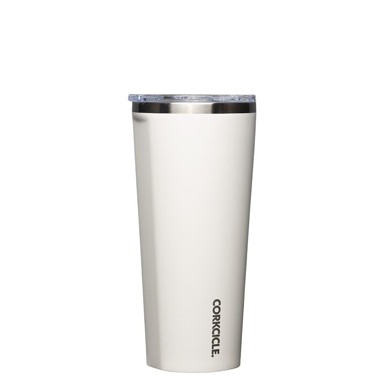 Corkcicle 2124GOM Classic Tumbler, 24 oz, Shatterproof, Sliding Lid, Stainless Steel, Oat Milk, Insulated