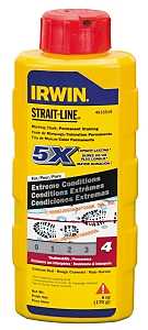 Irwin 4935519 Marking Chalk Refill, 6 oz, Crimson Red, Permanent