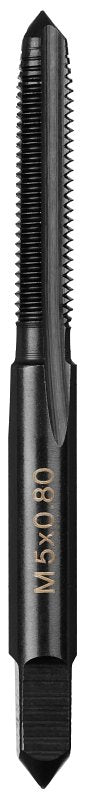 Milwaukee 49-57-5129 Straight Flute Tap, M5x0.8 Thread, 25.4 mm L Thread, Plug Chamfer, 4-Flute, HCS