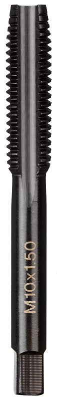 Milwaukee 49-57-5152 Straight Flute Tap, M10x1.5 Thread, 31.75 mm L Thread, Plug Chamfer, 4-Flute, HCS