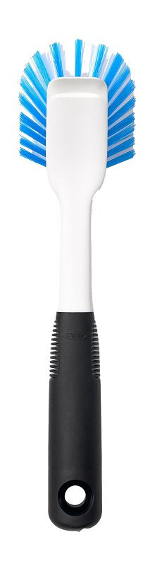 Good Grips 21691 Dish Brush, Nylon Bristle, 11 in L, Black
