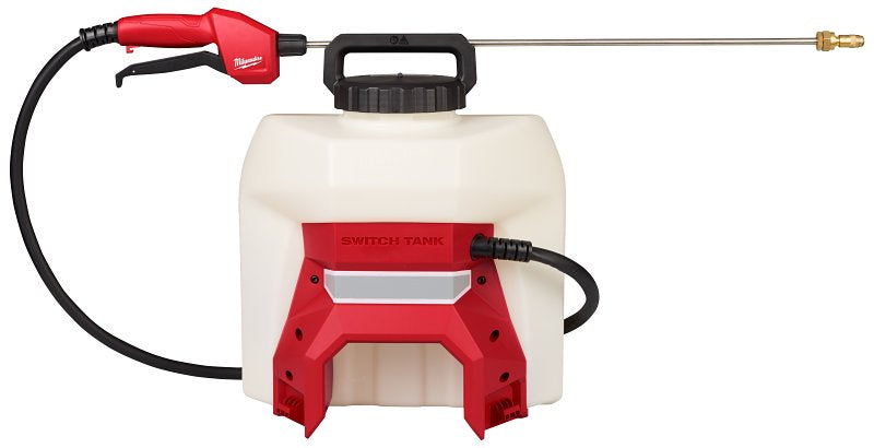 Milwaukee 49-16-19PS Sprayer Tank Assembly, 4 gal Tank, Black/Red/White