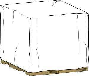 Poly-America PC5242 Painter's Sheeting, 72 in L, 52 in W, Clear, 100 per Roll