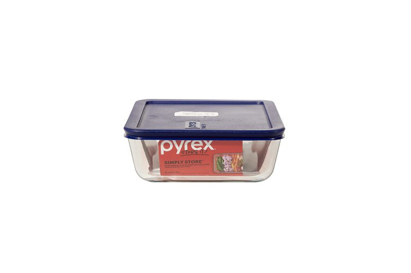 Pyrex 6017396 Storage Container, 1.4 L Capacity, Glass, Clear