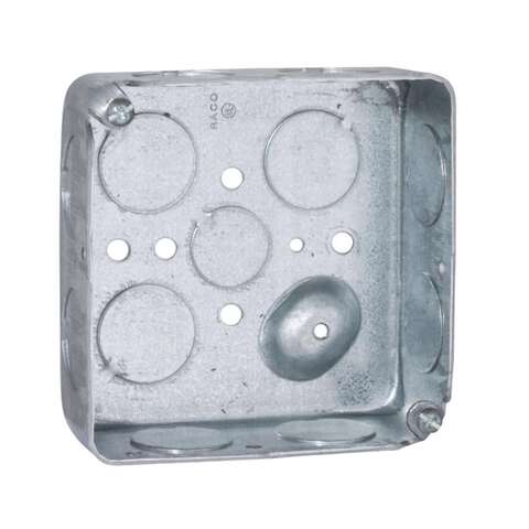 Southwire New and Old Work Square Steel Electrical Box