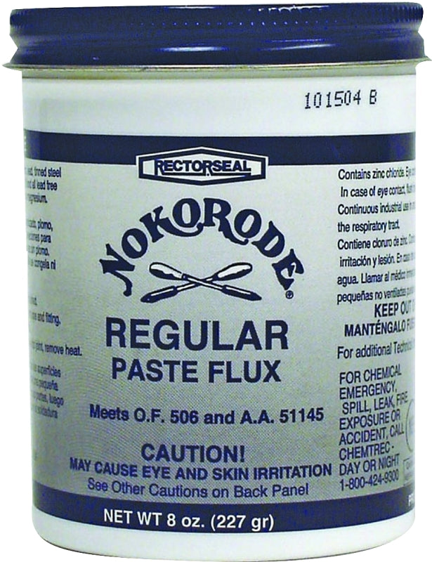 Nokorode 14020 Regular Flux, 8 oz Jar, Paste, Tan