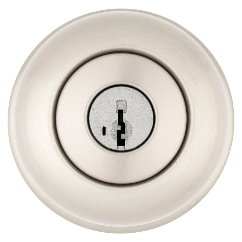 Kwikset Signature Series 740J15SMTCP Entry Knob, Knob Handle, Satin Nickel, Metal, KW1, K4 Keyway, 2 Grade