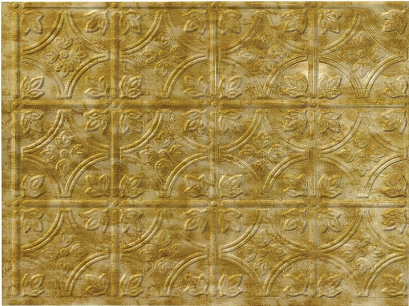 Fasade D6017 Backsplash Panel, 24 in L, 18 in W, Thermoplastic, Bermuda Bronze, Pack of 5
