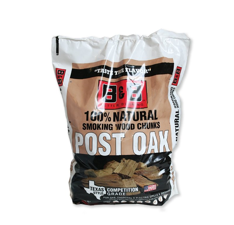B & B Charcoal 00132 Series Smoking Chunk, Post Oak, Wood, 549 cu-in