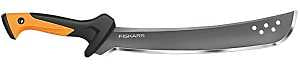 Fiskars 385091-1001 Clearing Machete, 24 in OAL, 15 in L x 8 in W Blade, Steel Blade, Curved Blade, Nylon Handle