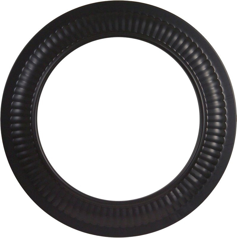 Imperial BM0094 Stove Pipe Collar, 6 in Dia, Steel, Matte Black
