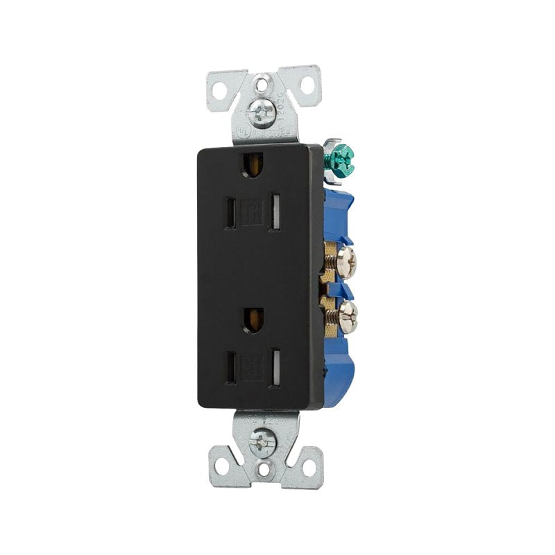 DECORATOR DUPLEX RECEPTACLE BL, Pack of 10
