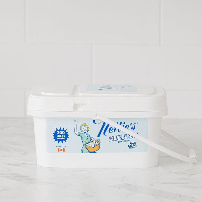 Nellie's NLS-200 Laundry Soda, 7.1 lb Bucket, Granular Powder