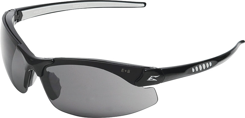 Edge DZ116-G2/DZ116 Non-Polarized Safety Glasses, Smoke Lens, Black Frame, Unisex, Polycarbonate Lens, Nylon Frame