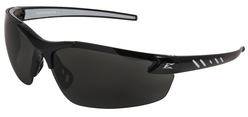 Edge DZ116VS-G2 Safety Glasses, Smoke Lens, Black Frame, Vapor Shield Anti-Fog Lens, Nylon Frame, UV Protection: Yes