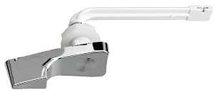 Plumb Pak PP835-62 Toilet Flush Lever, Chrome-Plated, For: American Standard Cadet and Plebe Series Toilet Tank