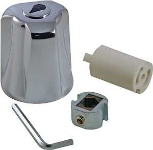 Danco 80020 Faucet Handle, Canopy, Large Windsor, Specifications: 2-1/4 in OD, For: Two Handle Tub and Shower Faucets