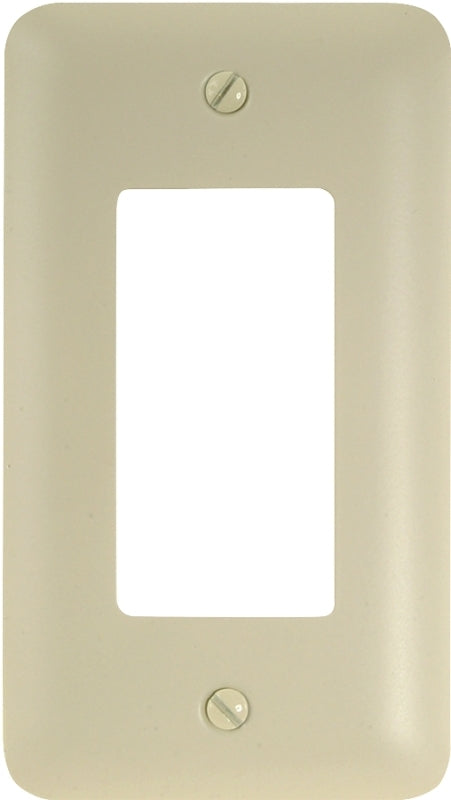 Amerelle Devon Series 935RAL Wallplate, 5 in L, 2-13/16 in W, 1-Gang, Steel, Light Almond
