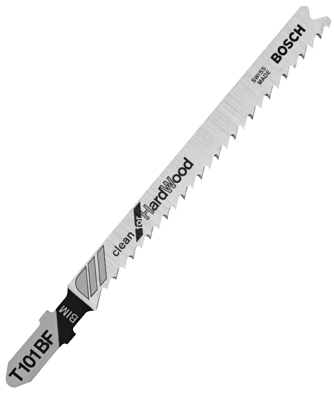 Bosch T101BF Jig Saw Blade, 4 in L, 10 TPI