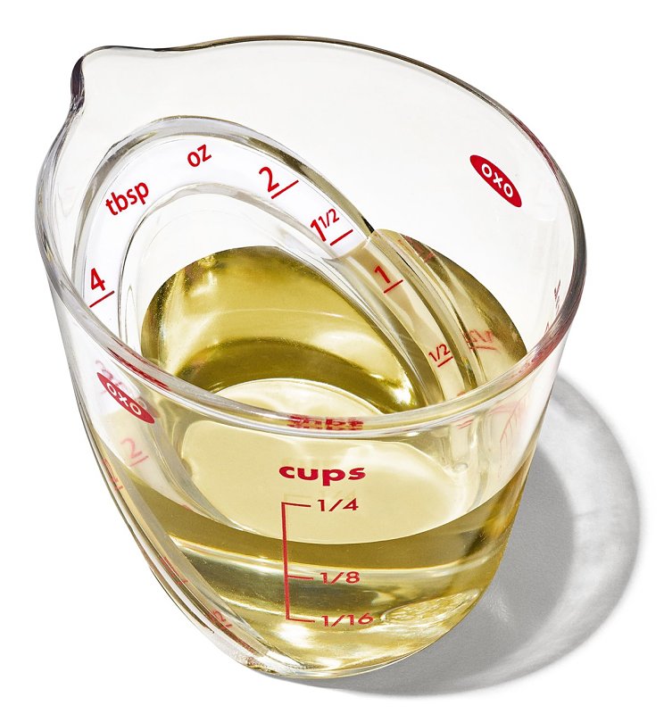 Good Grips 1109880 Measuring Cup, 2 oz Capacity, Plastic, Clear