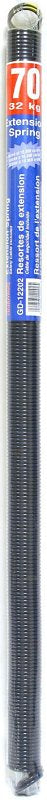 Prime-Line GD 12202 Extension Spring, 1-19/64 in OD, 25 in OAL, Carbon Steel, Galvanized, Loop End, 70 lb