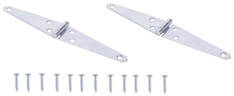 ProSource LSH-Z04-C2PS Strap Hinge, 1.4 mm Thick Leaf, 4 in, Steel, 180 Range of Motion