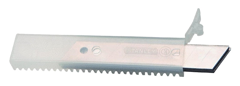 STANLEY 11-718T Blade, 18 mm, 4-1/4 in L, Carbon Steel, 8-Point, 10/PK