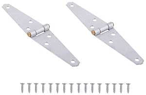 ProSource LSH-G03-C2PS Strap Hinge, 1.2 mm Thick Leaf, 3 in, Steel, 180 Range of Motion