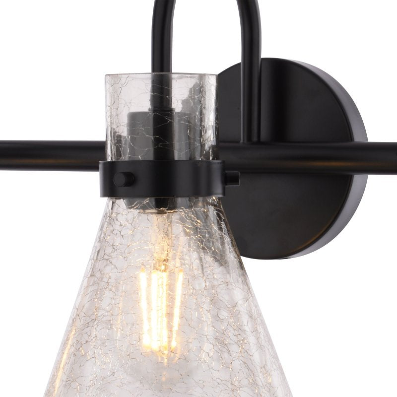 Boston Harbor D2021022, 120 V, 60 W, 3-Lamp, Metal Fixture, Black Fixture, Matte Fixture