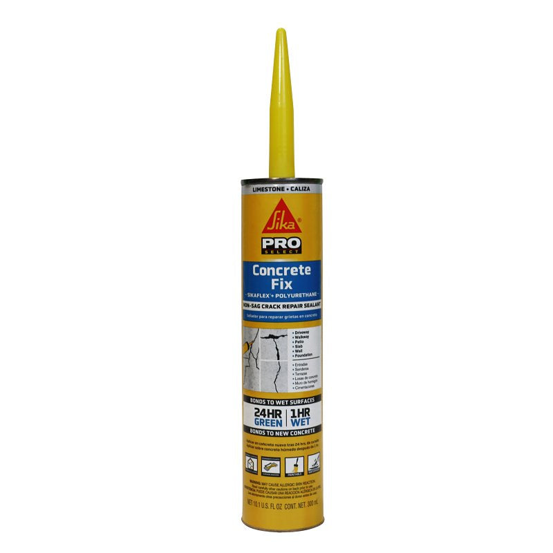 Sika SIKAFLEX PRO SELECT Series 515318 Concrete Fix, Gray, 10.1 oz Cartridge