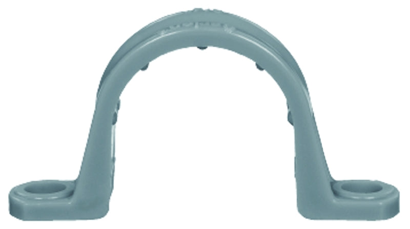 Carlon E977KC-CAR Conduit Clamp, 2-1/2 in, 5-15/32 in L, PVC, Gray, 25/PK, Pack of 25