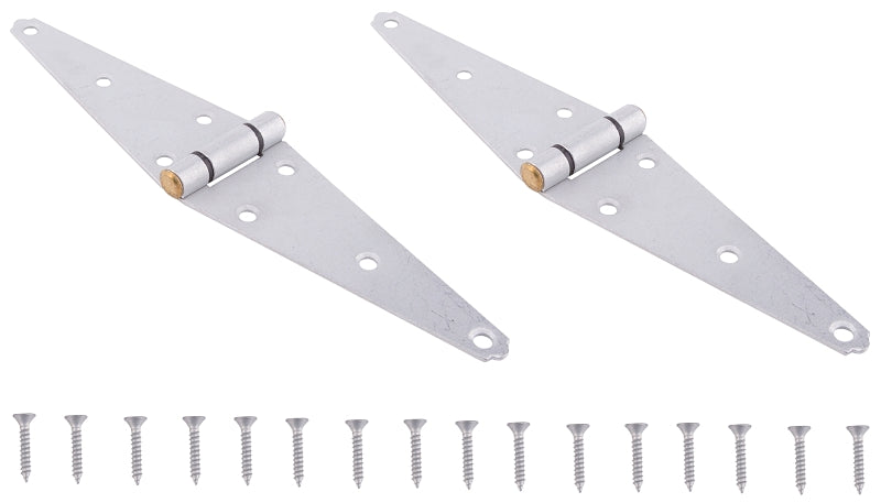 ProSource HSH-G06-C2PS Strap Hinge, 2.6 mm Thick Leaf, 6 in, Steel, 180 Range of Motion