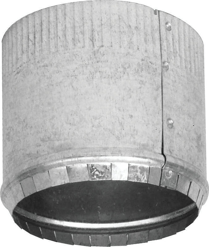 Imperial GV0843 Pipe Collar, 6 in Duct, Round Duct, Steel, Galvanized