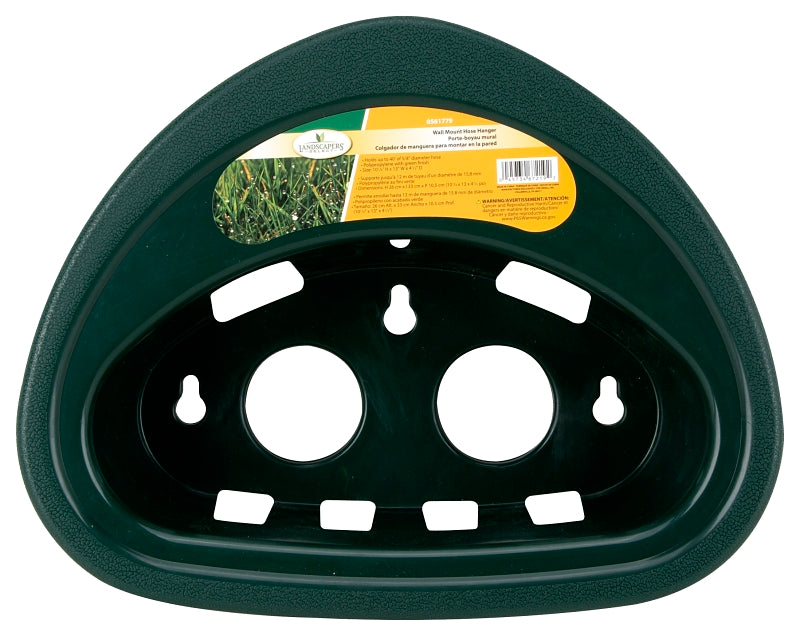 Landscapers Select PP Hanger Garden Hose, 5/8 in x 40 ft Hose, Polypropylene, Dark Green, Wall