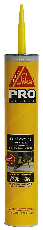 Sika SIKAFLEX PRO SELECT Series 515302 Self-Leveling Sealant, Gray, 3 to 5 days Curing, 40 to 100 deg F, 29 fl-oz