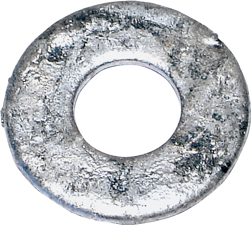 Midwest Fastener 05627 Flat Washer, 3/8 in ID, Steel, Hot-Dipped Galvanized, 2 Grade, 5 lb Package