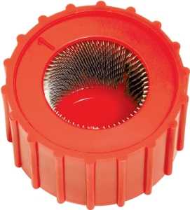 Oatey 31346 Cleaning Brush, For: 3/4 in Copper or Plastic Pipes, Steel Bristle, Polystyrene Handle