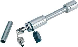 Reese Towpower 7005600 Receiver Lock, 5/8 in Dia Shackle, Class: I, II, III, IV, Steel, Chrome