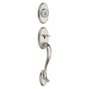 Kwikset 800SE-15 SMT Combination Lockset, Satin Nickel, 1 Grade, Re-Key Technology: SmartKey