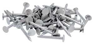 ProFIT 0132048 Hand Drive Roofing Nail, 7/8 in L, Flat Head, 11 ga, Steel