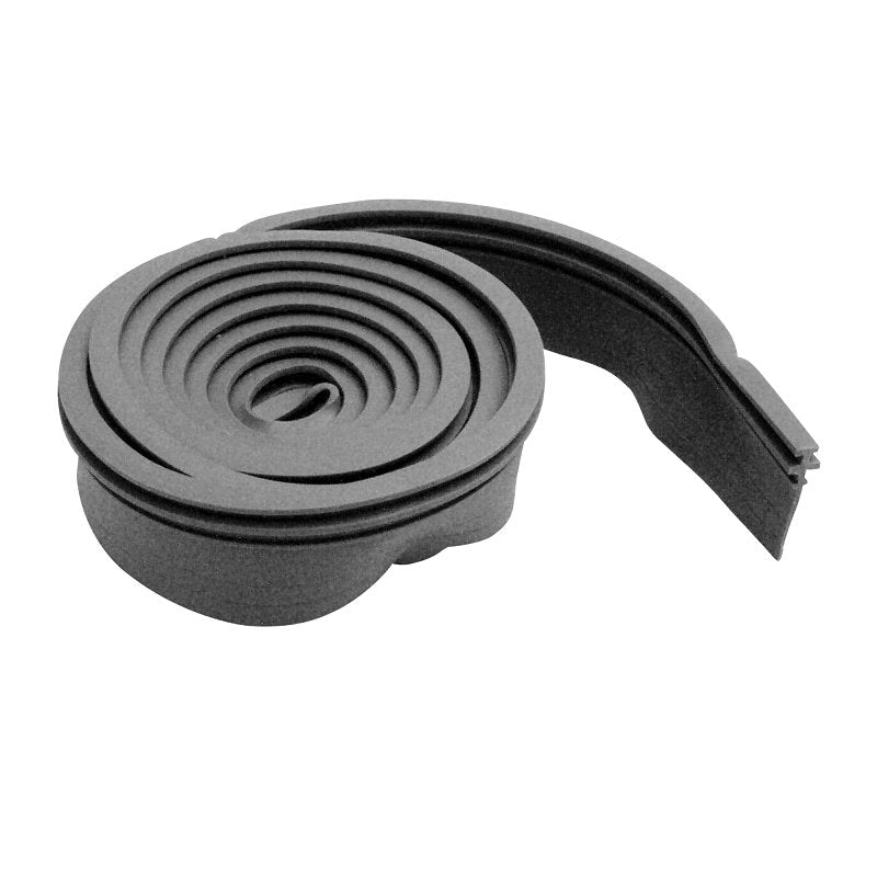 Prime-Line M 6040 Swinging Shower Door Bottom Sweep, Vinyl, Gray