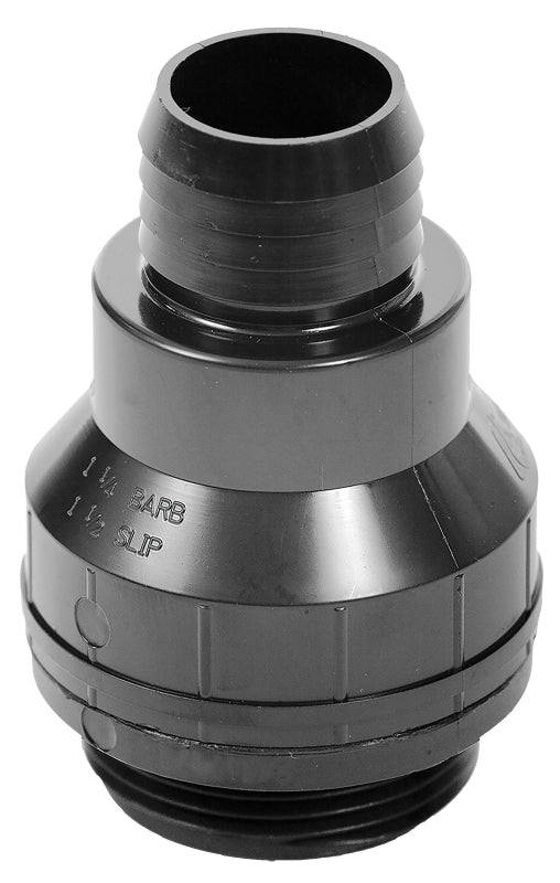 Superior Pump 99509/SC150B Check Valve, 1-1/2 x 1-1/4 in, MPT x Barb, 25 psi Pressure