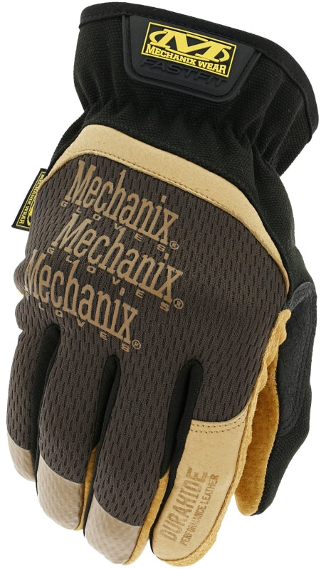 Mechanix Wear Durahide Series LFF-75-009 Mechanic Gloves, M, Keystone Thumb, Open Cuff, Leather, Tan