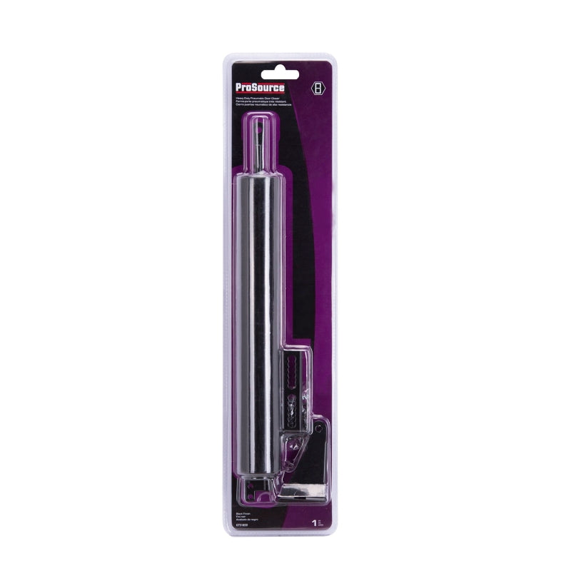 ProSource 16029-U-PS Door Closer, 1-1/2 in Dia Rod, 17-1/2 in L, Aluminum Tube, 90 deg Opening, 99 lb