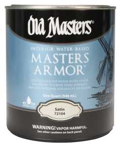 Old Masters 72104 Wood Stain, Satin, Liquid, 1 qt