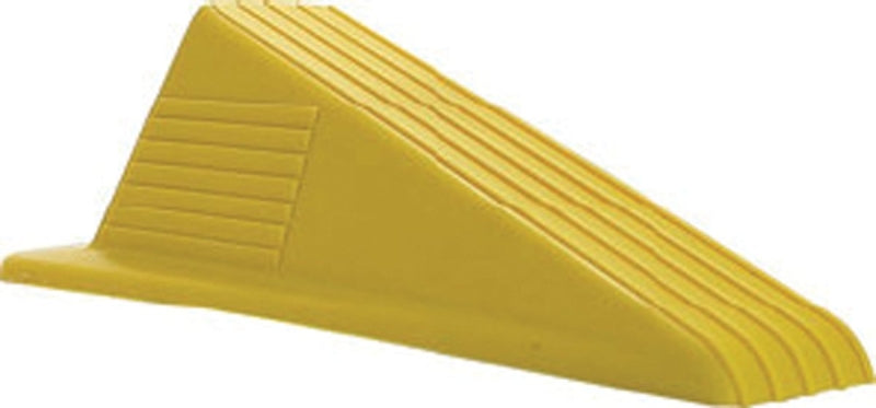 Shepherd Hardware 3763 Wedge Door Stop, Yellow, Rubber
