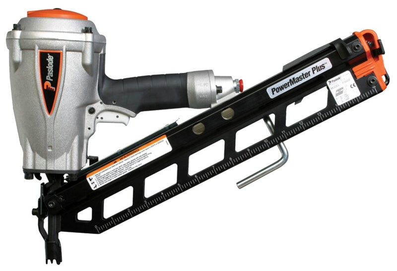 Paslode PowerMaster Plus Series 501000 Framing Nailer, 74 to 84 Nails Magazine, Paper Tape Collation, 0.082 scfm Air