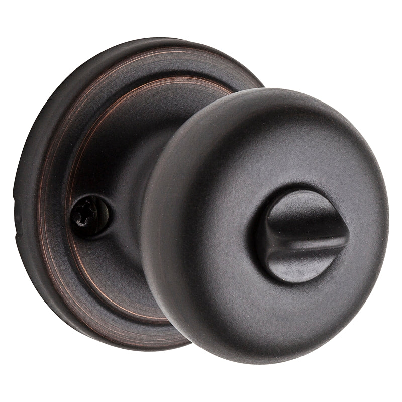 Kwikset Signature Series 740H11PSMTRCAL/RC Entry Knob, Venetian Bronze, Metal, K3, KW1 Keyway, 2 Grade