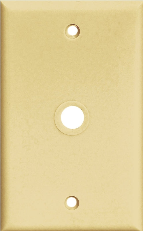 Eaton Wiring Devices PJ11V Wallplate, 4.87 in L, 3.12 in W, 1-Gang, 1-Port, Polycarbonate, Ivory, High-Gloss