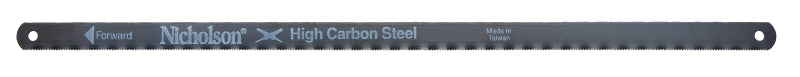 Crescent Nicholson 63256 Hacksaw Blade, Wavy Teeth, Carbon Steel, 1/2 in W, 12 in L, 18 TPI, HCS Cutting Edge, Pack of 10